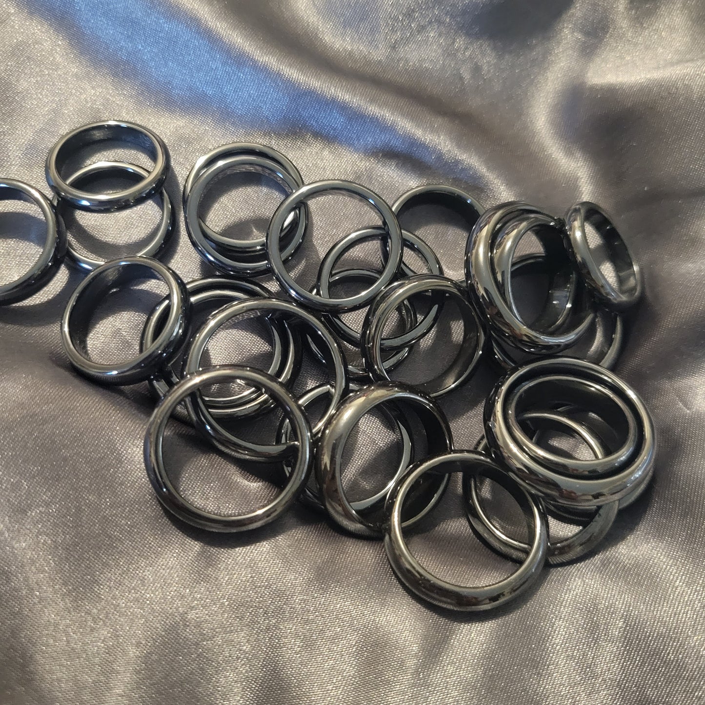 Hematite Rings