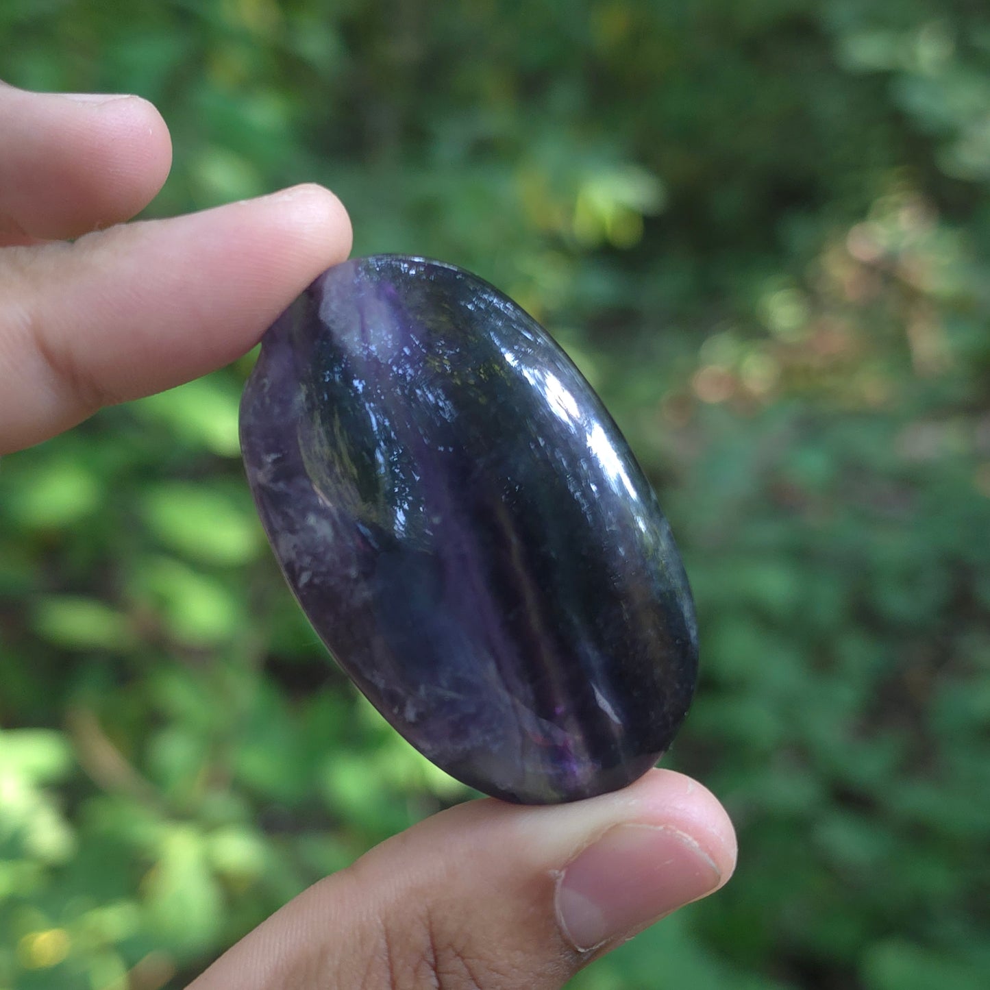 Large Rainbow Flourite Palms