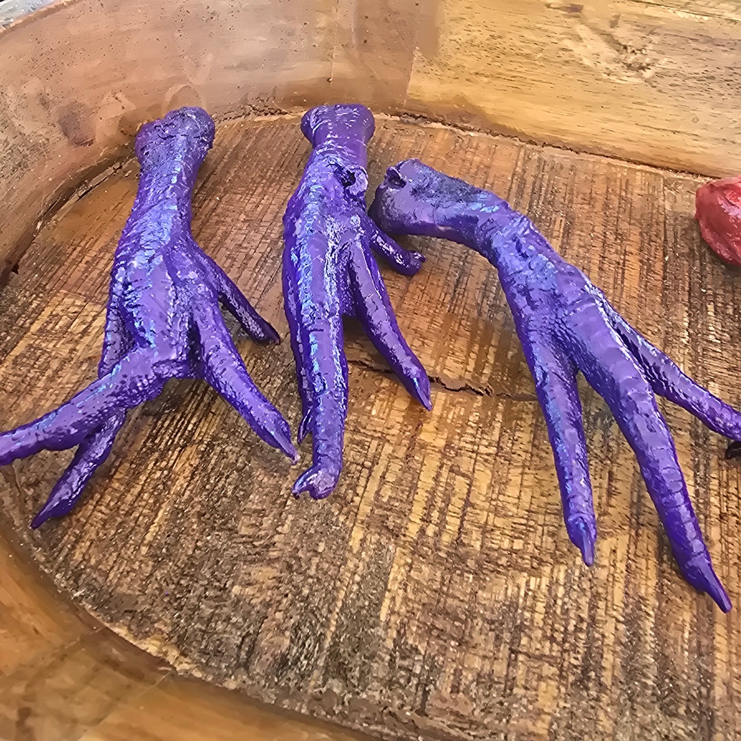 Decorated chicken feet