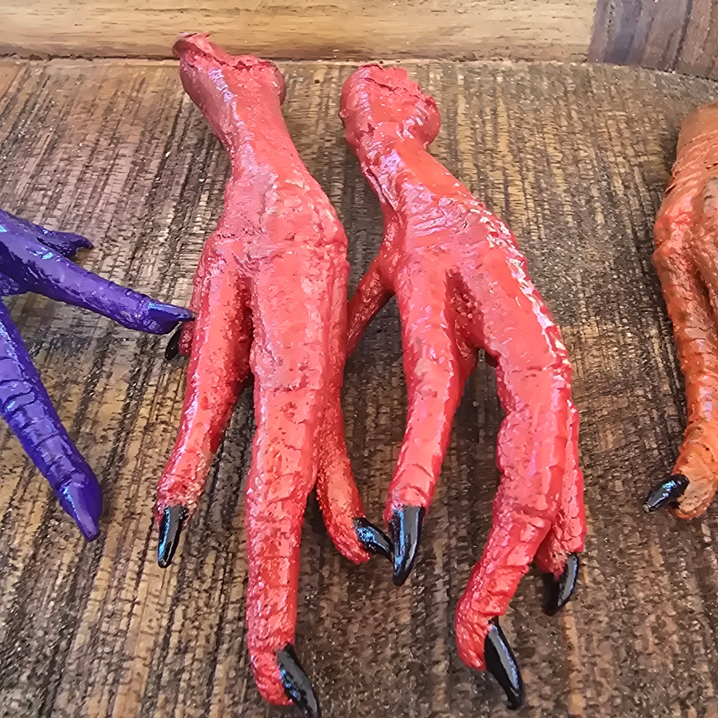 Decorated chicken feet
