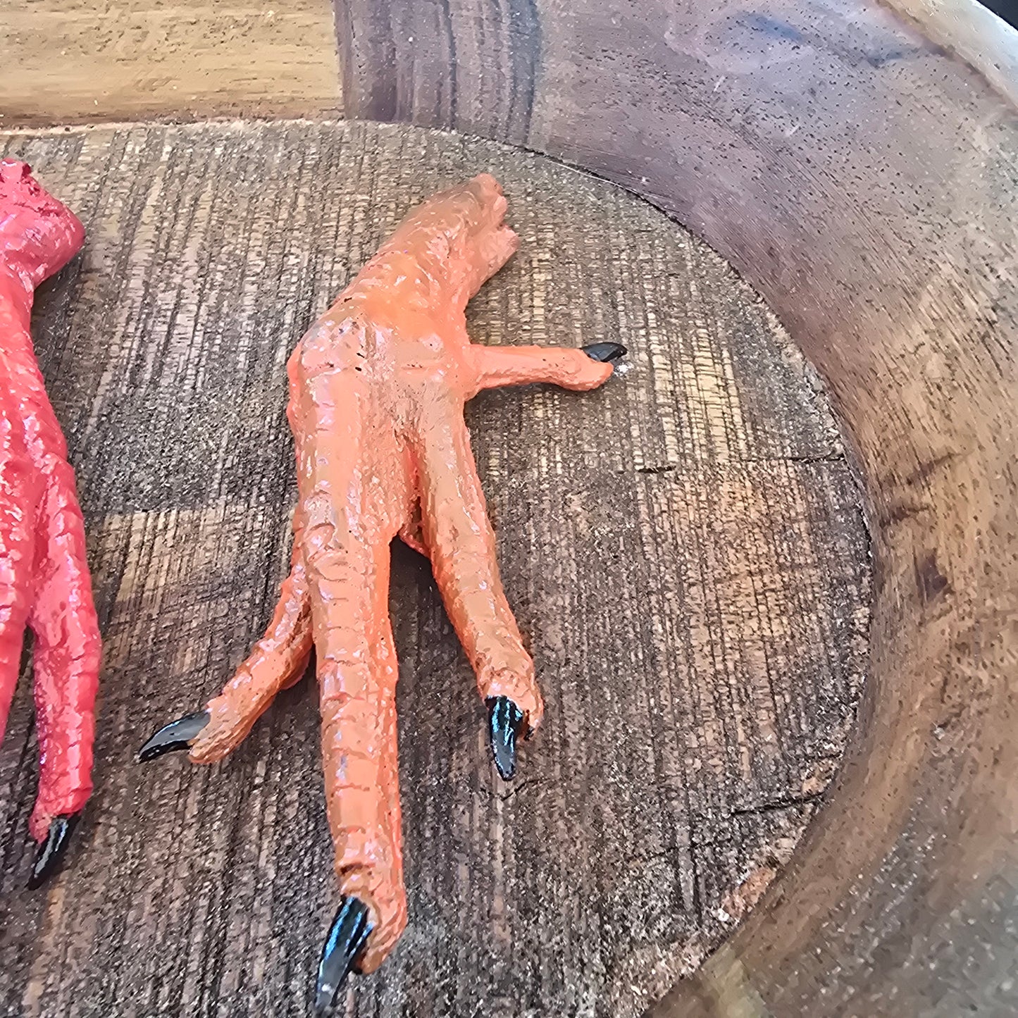 Decorated chicken feet
