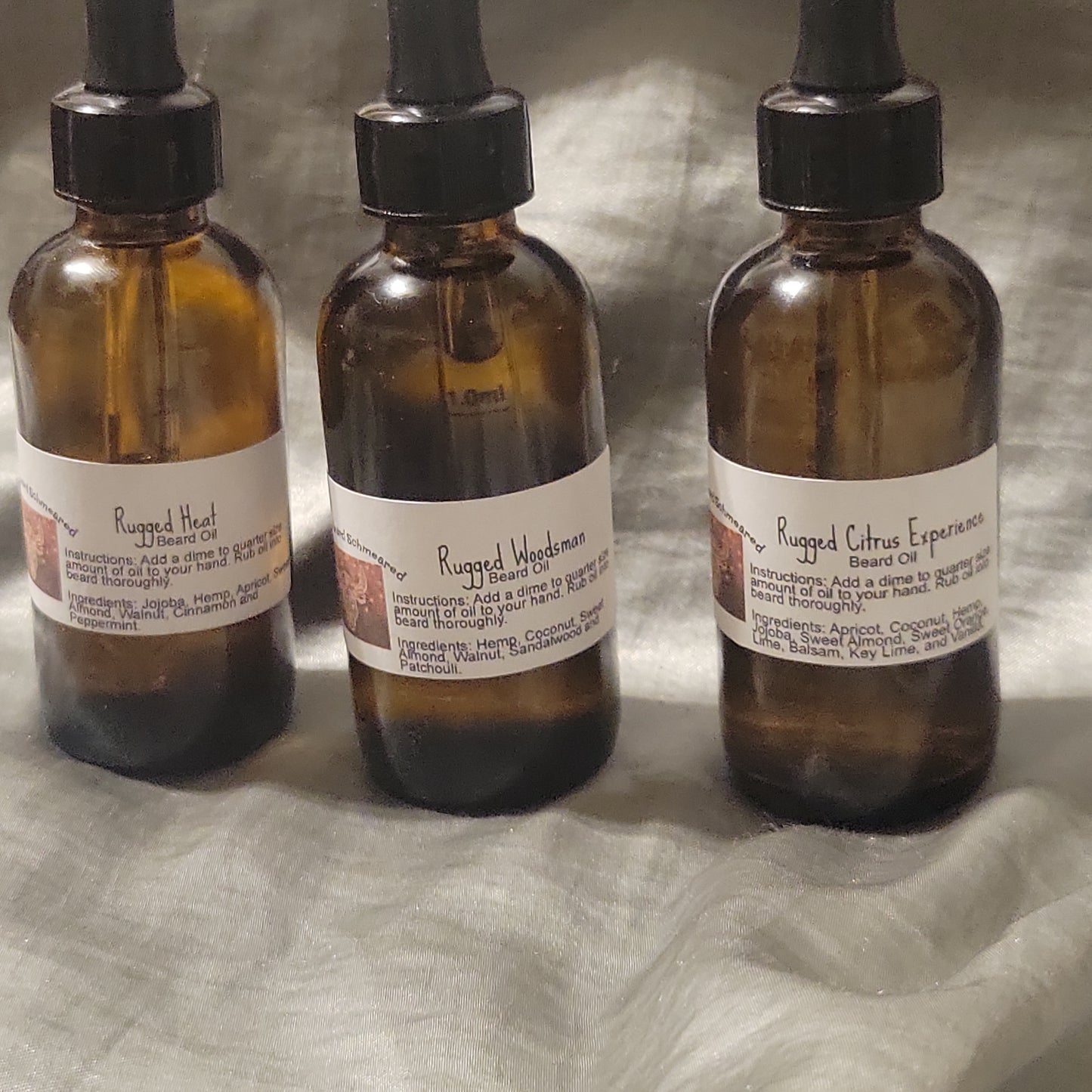 Taurean Beard Schmeared Beard Oils