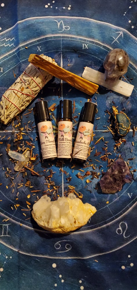 Essential oil roller blends