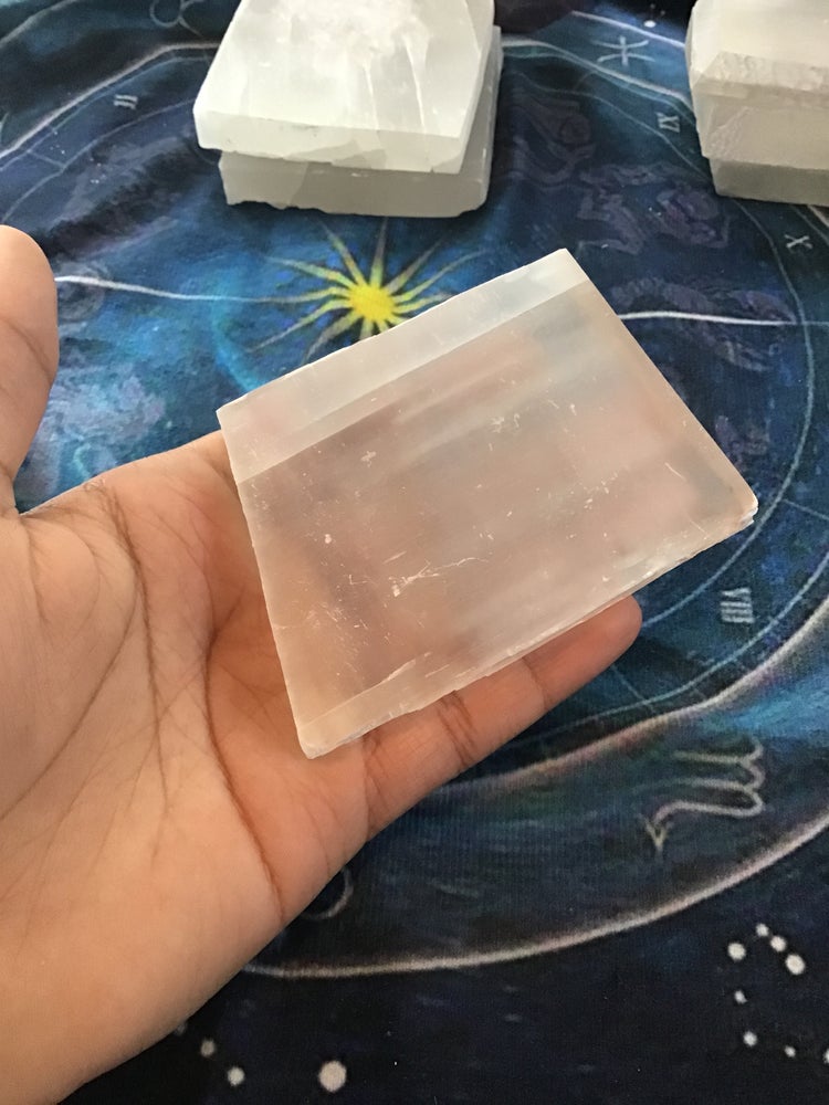 Satin spar slab