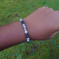 ⚫️ black tourmaline in quartz bracelet ❄️