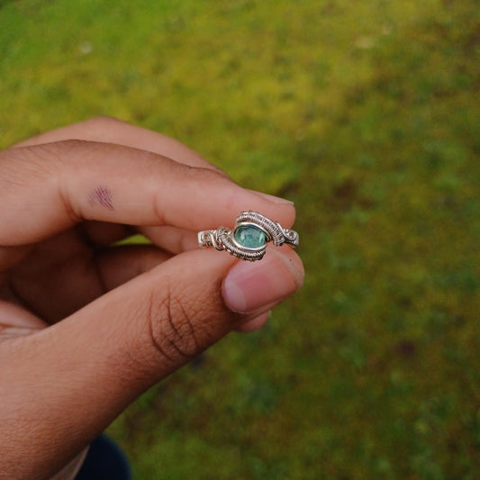 🌊 Blue tourmaline ring 🌊 size 8.5
