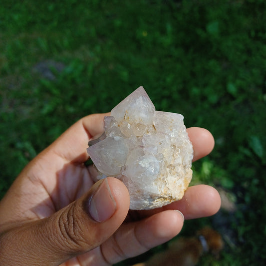 Spirit quartz amethyst cluster #1