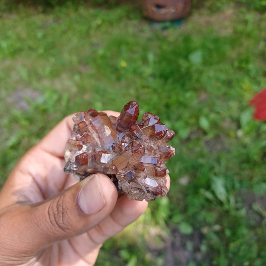 South African red quartz #1