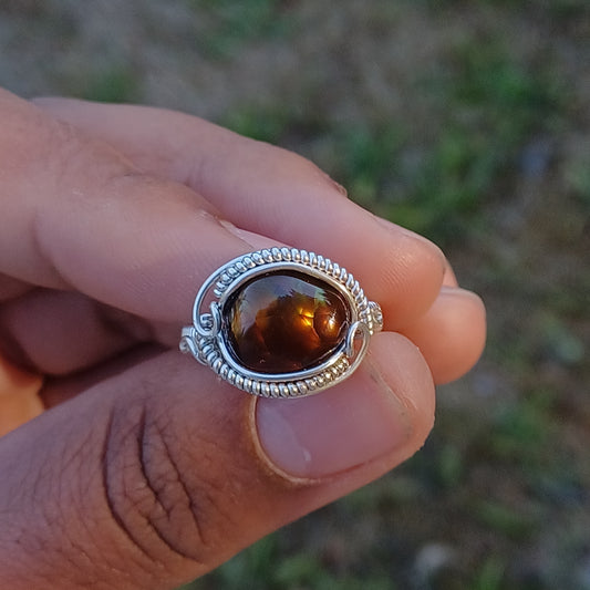 🔥  Fire agate ring 🔥 size 7