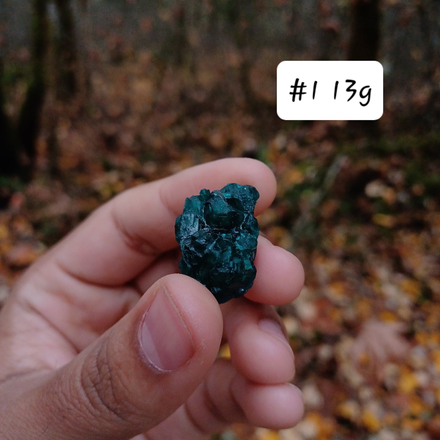 Small Dioptase clusters
