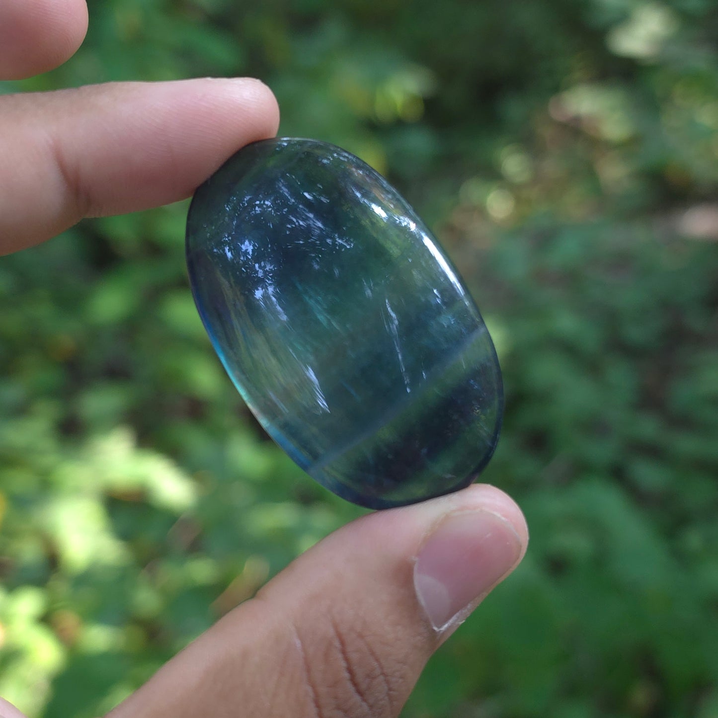 Large Rainbow Flourite Palms