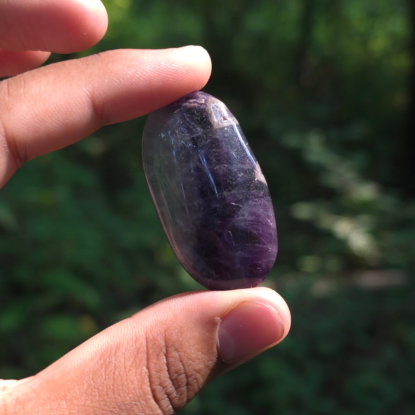 Small Rainbow Fluorite Palmstones