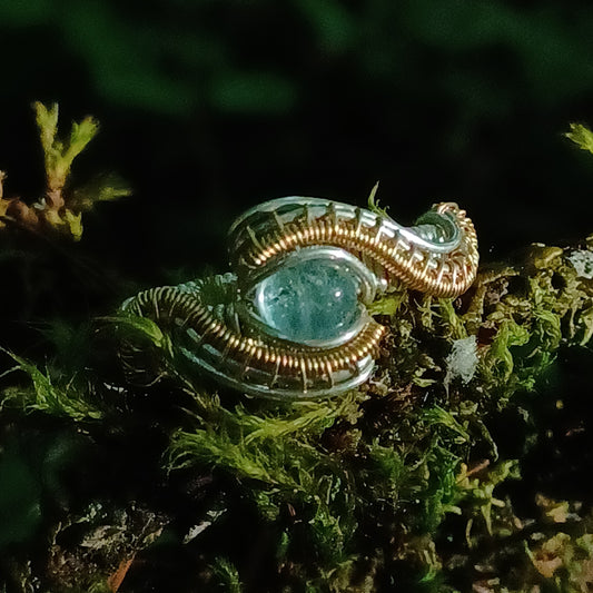 Aquamarine Ring, Size 9