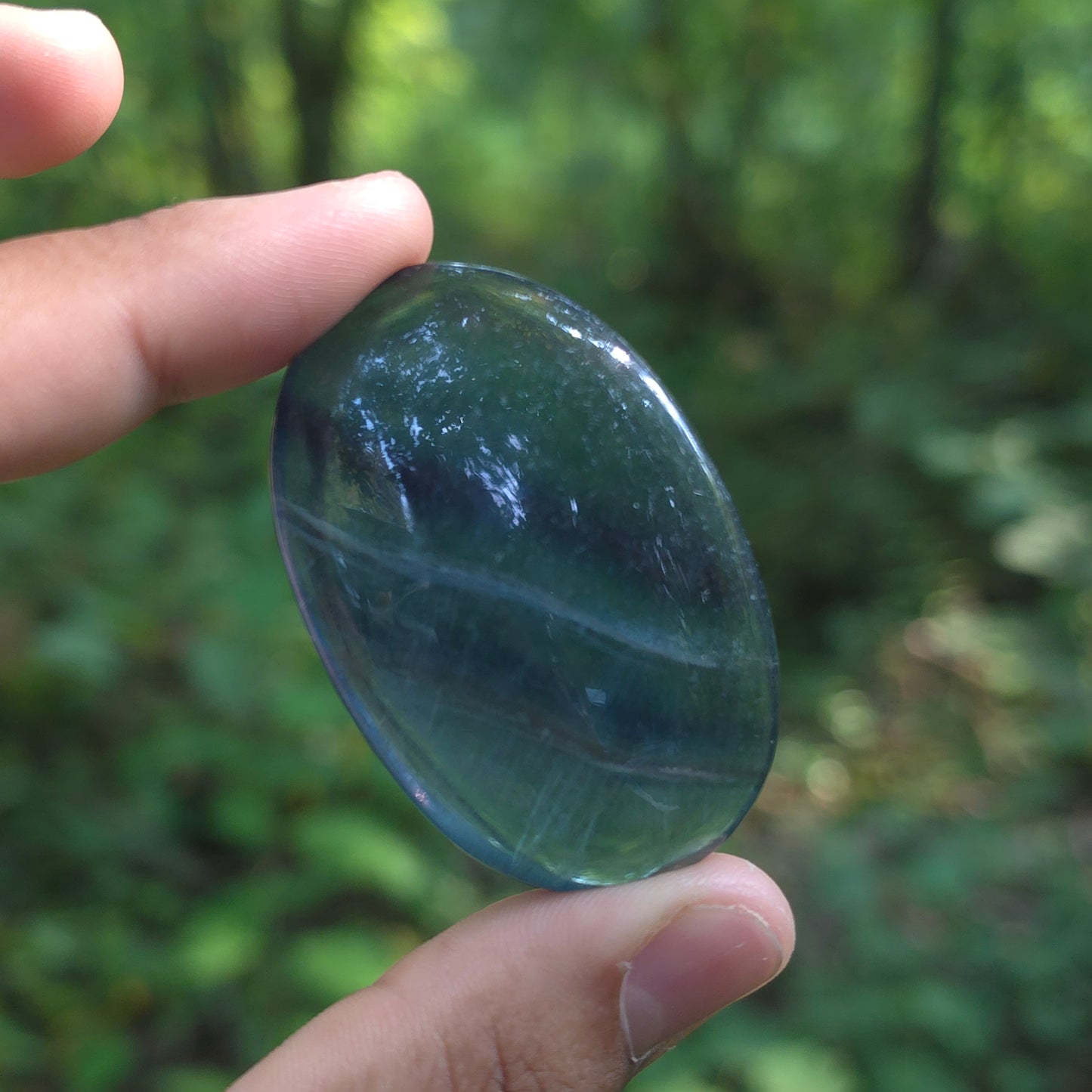 Large Rainbow Flourite Palms