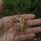 Bumblebee jasper sun/moon pendant