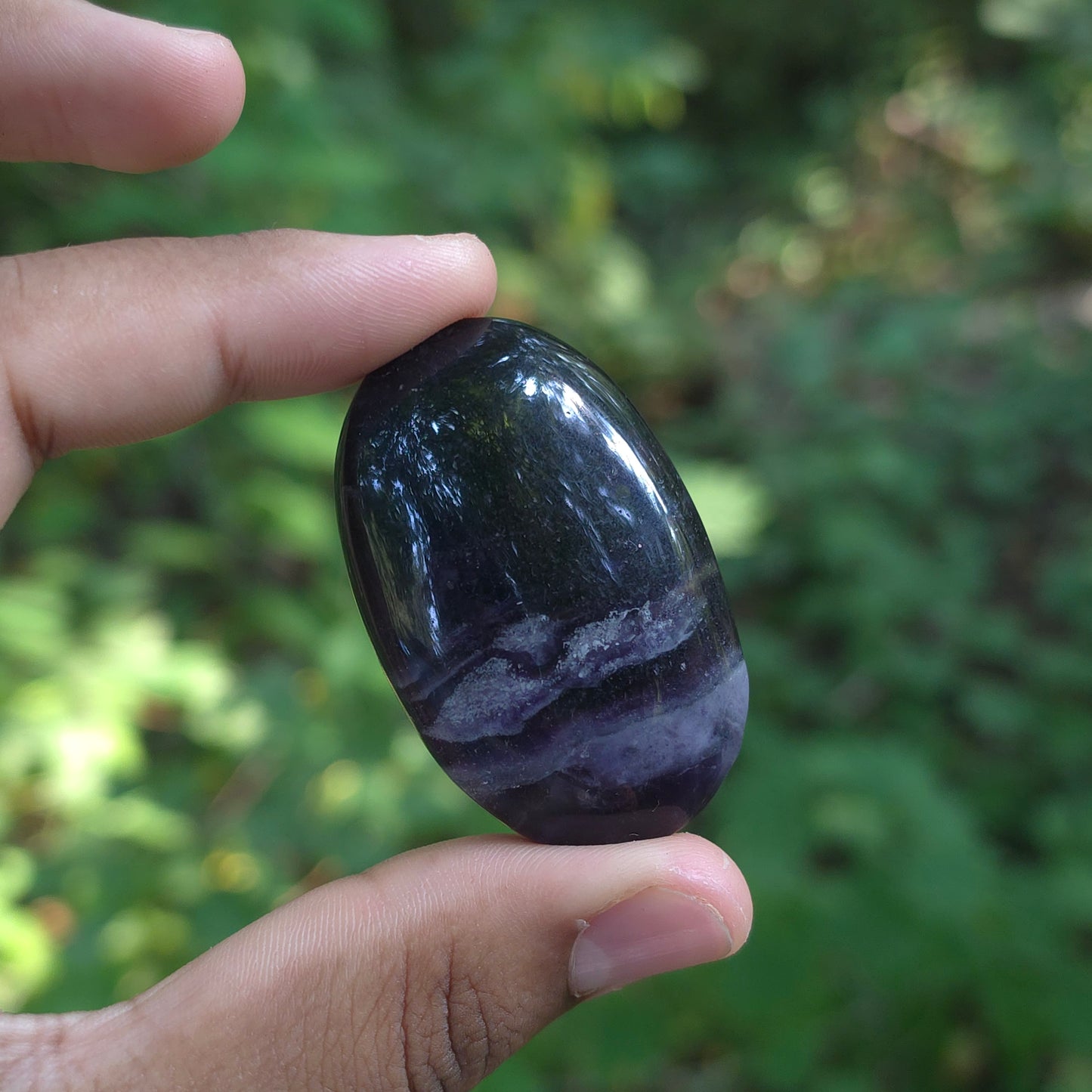 Large Rainbow Flourite Palms