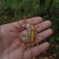 Bumblebee jasper sun/moon pendant