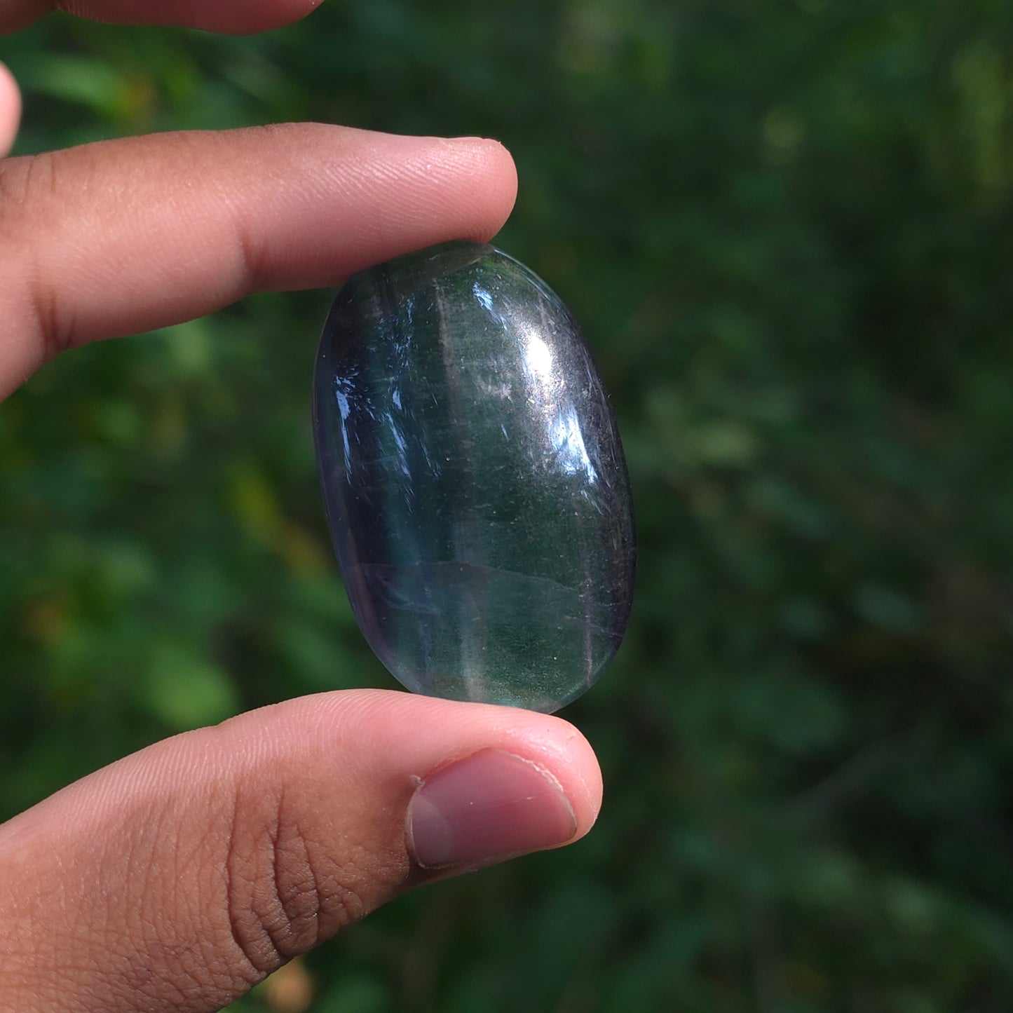 Small Rainbow Fluorite Palmstones