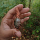 Gold sheen Obsidian pendant